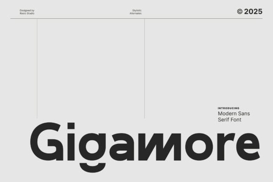 Gigamore Font